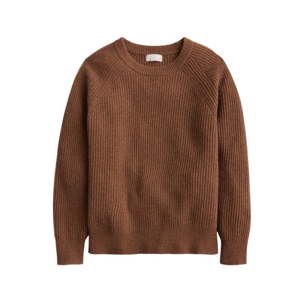 RARE! NWT - J.Crew Ribbed cashmere oversized sweater - XS